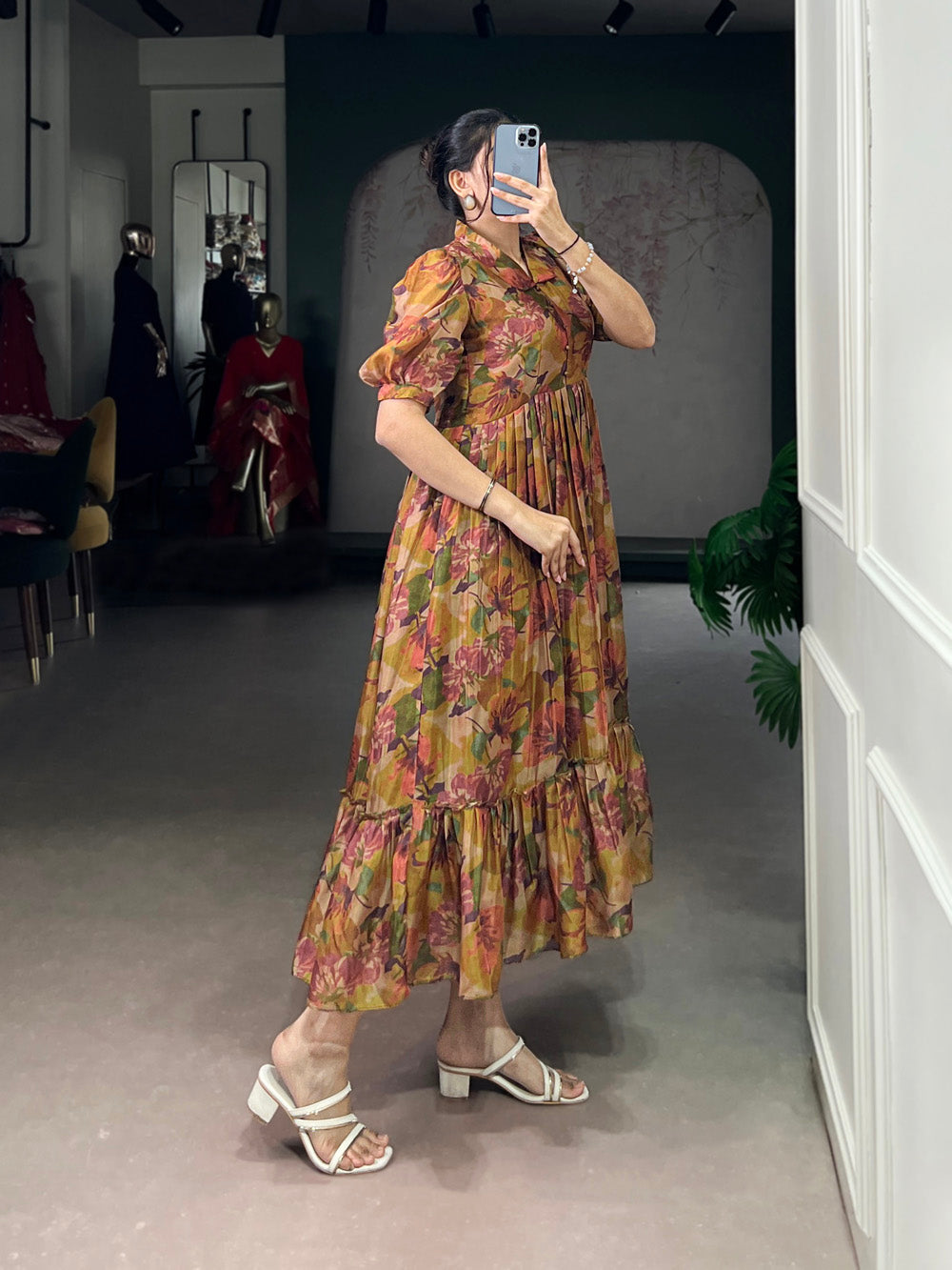 organza fancy dress Organza Unstitched Fancy Dresses Organza Dress Design Buy Organza Dresses Online At Best Prices