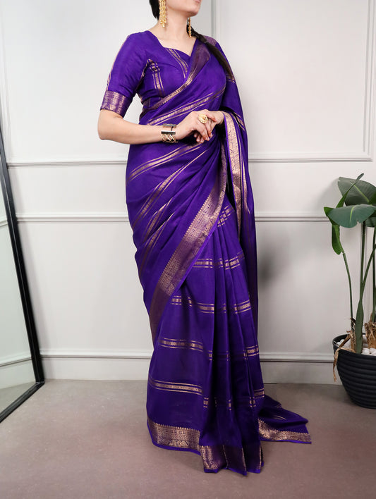 Dola Silk With Zari Weaving Work Traditional Saree
