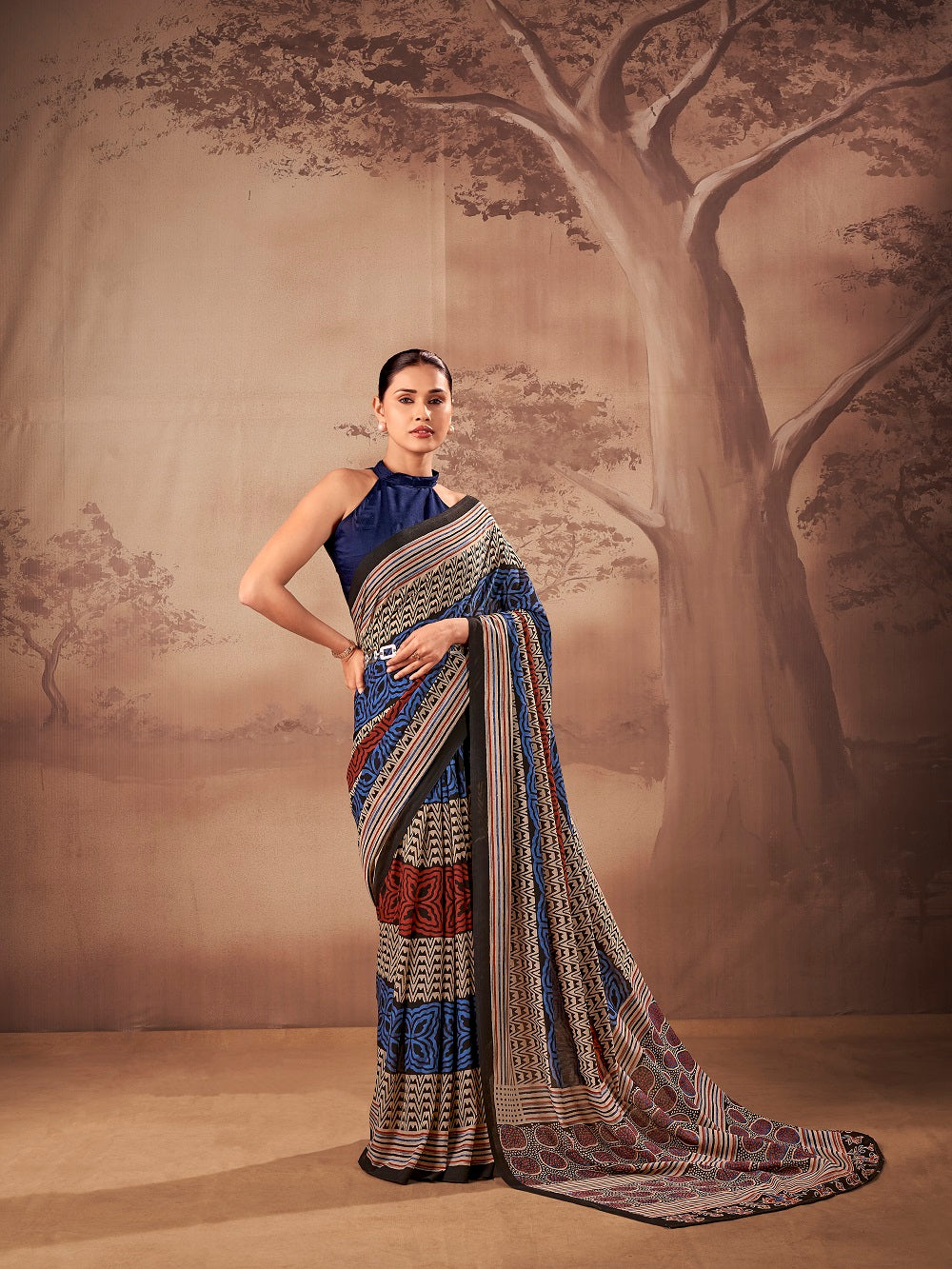 Casual Wear Printed Saree