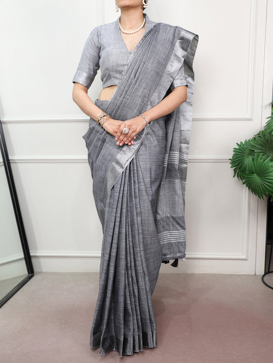 Festival wear Zari Border Saree