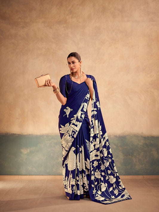 Festival Wear Satin Silk Saree