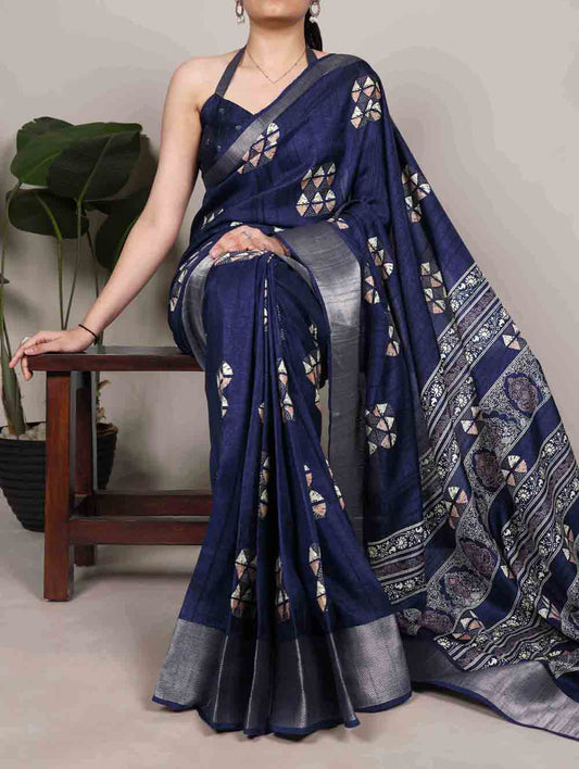 Festival Wear Batik Print Saree