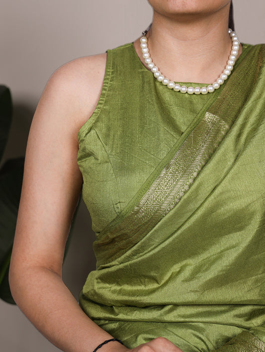 Naylon Dola Silk Wedding Wear Saree