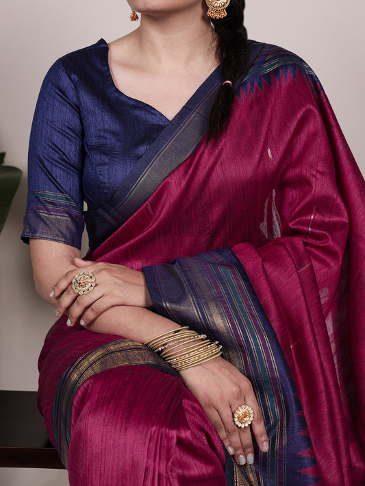 South Indian Bhagalpuri Silk Saree