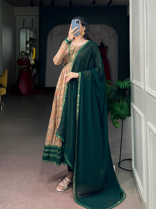 Stylish Floral Print Ethnic Wear Set for Women