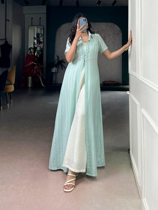 Sky Blue Color Fancy Dress