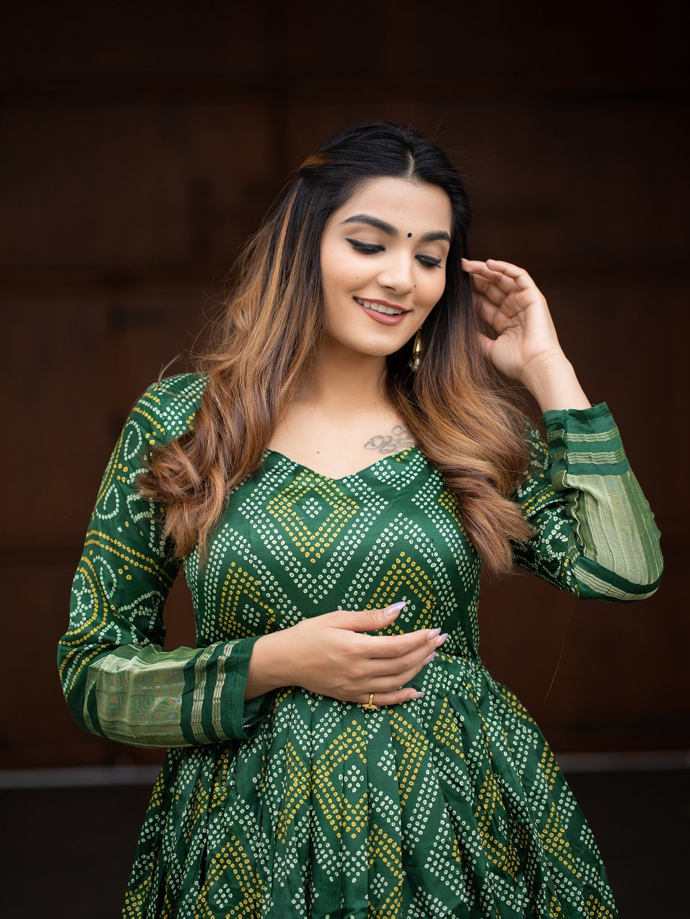 gaji silk dress design Pure gaji silk dress Clothsvilla